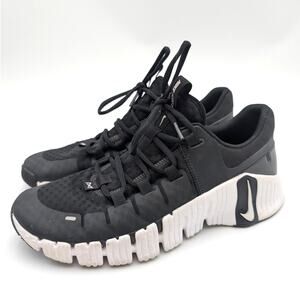 Nike Free Metcon 5 Training Running Shoes DV3950-001 Women's Black Size US10